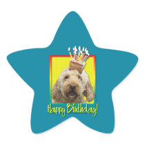 Birthday Cupcake - GoldenDoodle