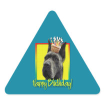 Birthday Cupcake - Great Dane - Grey Stickers