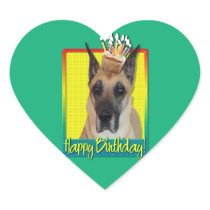 Birthday Cupcake - Great Dane Sticker