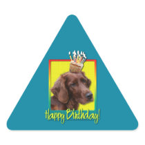 Birthday Cupcake - Irish Setter Sticker