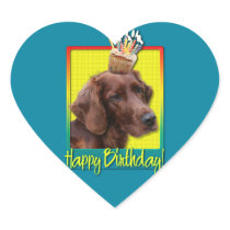 Birthday Cupcake - Irish Setter Stickers