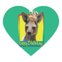 Birthday Cupcake - Kangaroo Stickers
