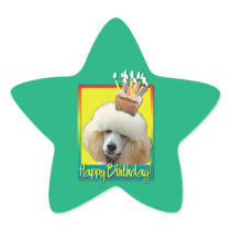 Birthday Cupcake - Poodle - Apricot
