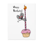 Birthday cupcake postcards