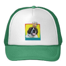 Birthday Cupcake - Saint Bernard - Mae Trucker Hats