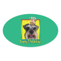Birthday Cupcake - Schnauzer