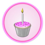 Birthday Cupcake Sticker