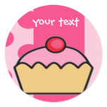 birthday cupcake sticker