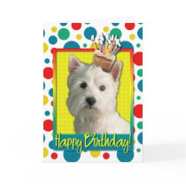 Birthday Cupcake - West Highland Terrier