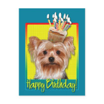 Birthday Cupcake - Yorkshire Terrier