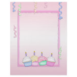 Birthday Cupcakes Letterhead