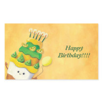 Birthday Cute Cake - Customize it - Stickers