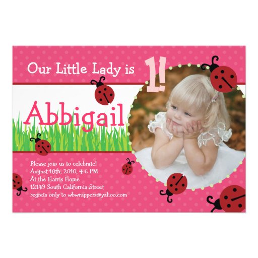 Birthday de petite Madame - coccinelles Bristols