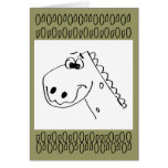 Birthday Dinosaur Cheer (Colour me) Cards