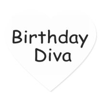 Birthday Diva Sticker