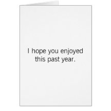 Birthday - End of the World Card