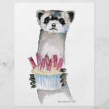 Birthday Ferret Flyer