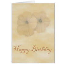 Birthday Flowers Greeting Card