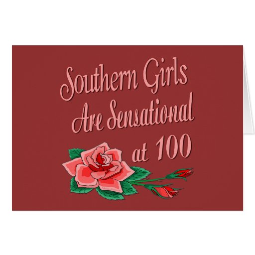 Birthday Gifts for Southern Girls Greeting Card