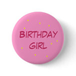 Birthday Girl Button