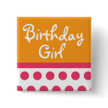 Birthday Girl Button