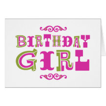 Birthday Girl Cards