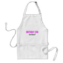 Birthday Girl Got Shots Apron
