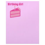 Birthday Girl Letterhead Template