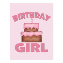 Birthday Girl Post Card