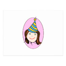 Birthday Girl Post Card