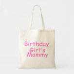 Birthday Girl's Mommy Canvas Bag