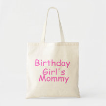 Birthday Girl's Mommy Canvas Bag