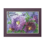 BIRTHDAY GREETING FLOWERS by SHARON SHARPE Post Card