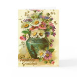 Birthday Greetings Flowers 1915 vintage cards