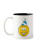 Birthday Hat Smiley Face Mug