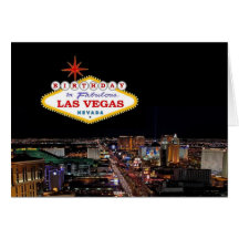 Birthday In Fabulous Las Vegas Card