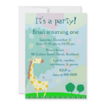 Birthday Invitation: 023 Giraffe