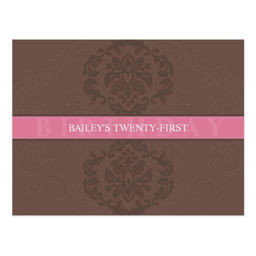 BIRTHDAY INVITATION :: finesse 4 Postcard