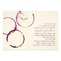 Birthday Invitation | Wine Theme