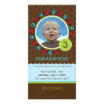 BIRTHDAY INVITE PHOTOCARD :: ladybird circle 1P Custom Photo Card