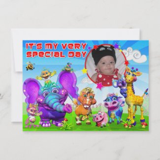 Birthday Invite with &quot;The GiggleBellies&quot;