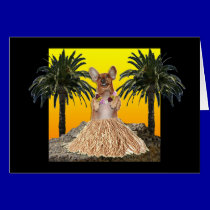 Birthday Leis Card cards