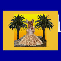 Birthday Leis Card cards