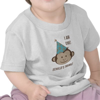 Birthday Monkey Face Shirt by artladymanor