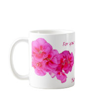 BIRTHDAY MUG, FLORAL