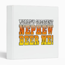 Birthday Parties Worlds Greatest Nephew Beer Me Binder