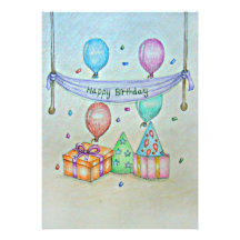 Birthday party announcement