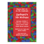Birthday Party - Boy Construction Invite