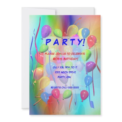 Birthday Party Celebration Balloons by xfinity7