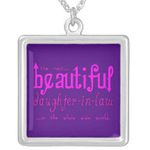 Birthday Party Christmas Beautiful Daughter in Law Pendant